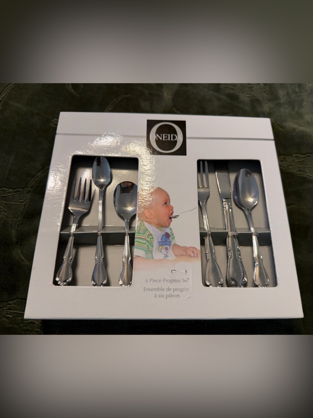 Oneida Silver Stainless 6-Piece Child Flatware Set